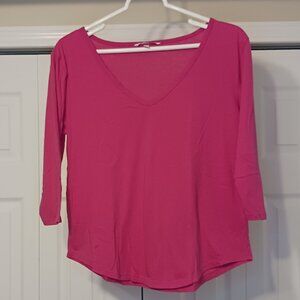 #184 3/$18 - Victoria's Secret Pink Long Sleeve Top Size Small